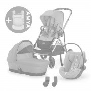 Gazelle 3in1 +AMYA - Moss Green/Moon Black